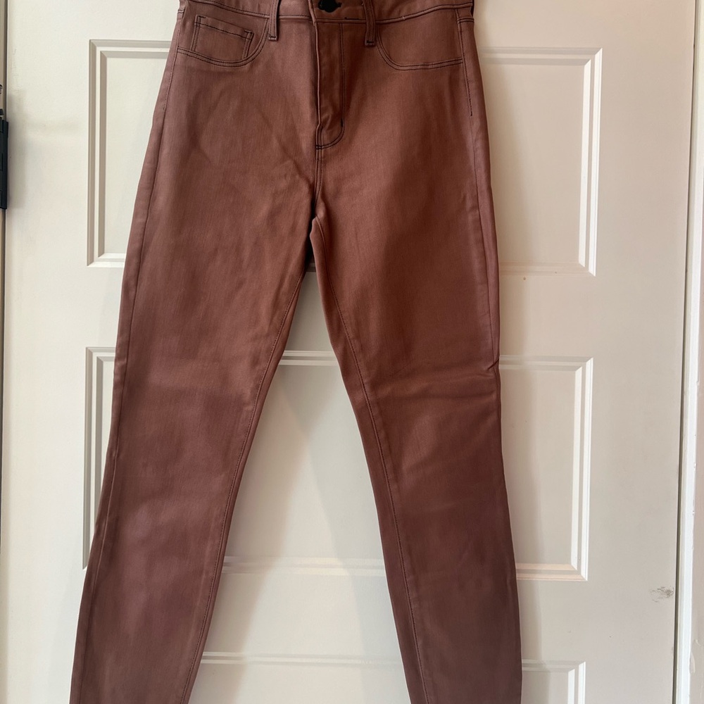 L'AGENCE Women's Tan Skinny Jeans